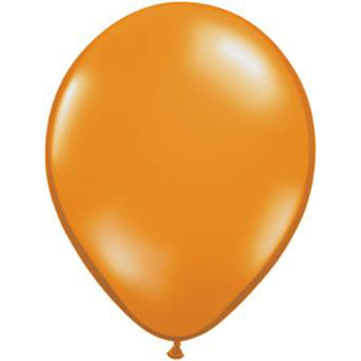 Qualatex 16" Orange Mandarin Balloons - 50/Bag