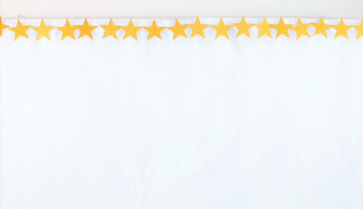 Our Simple, Modern Take on the No-Sew Tulle Table Skirt