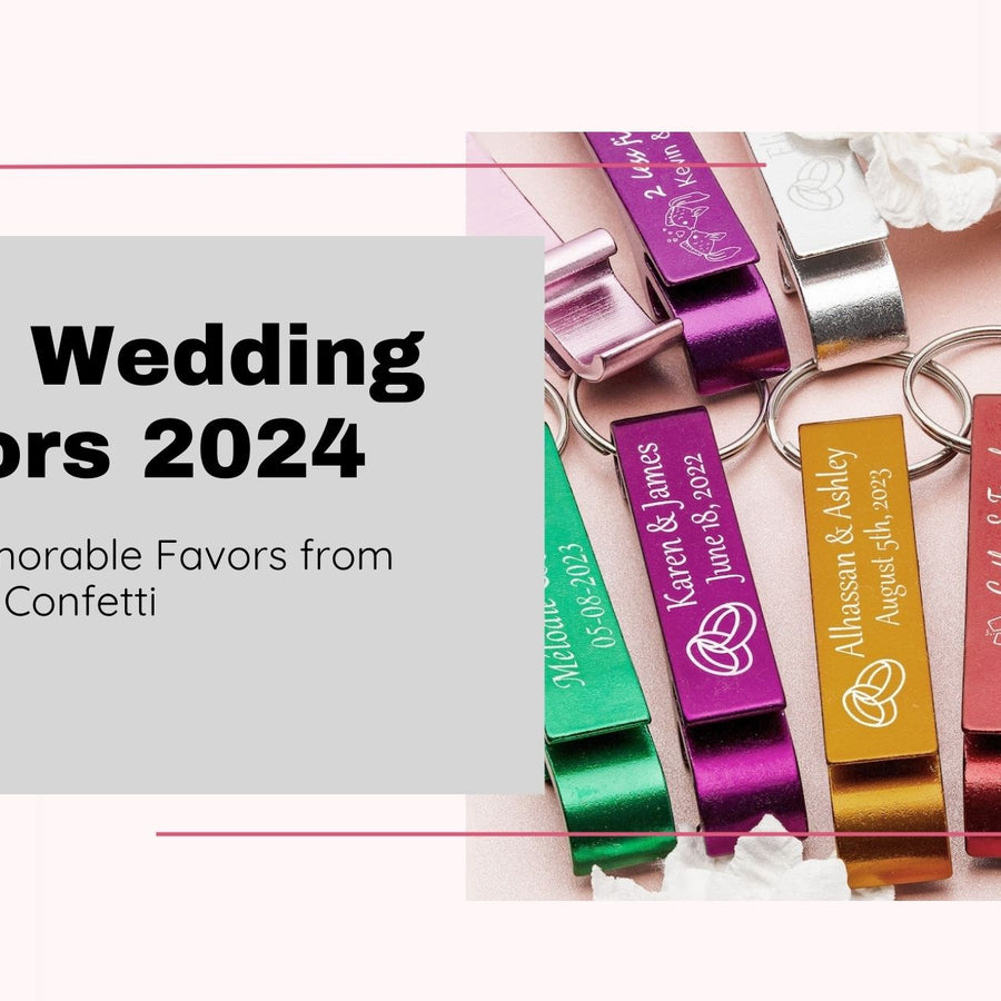 Top 5 des cadeaux d'invités pour un mariage en 2024