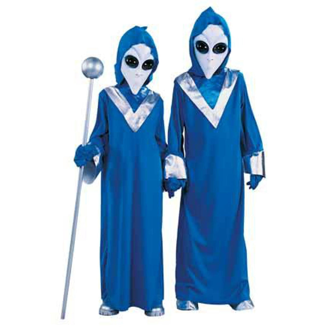 Halloween costumes and decorations for parties