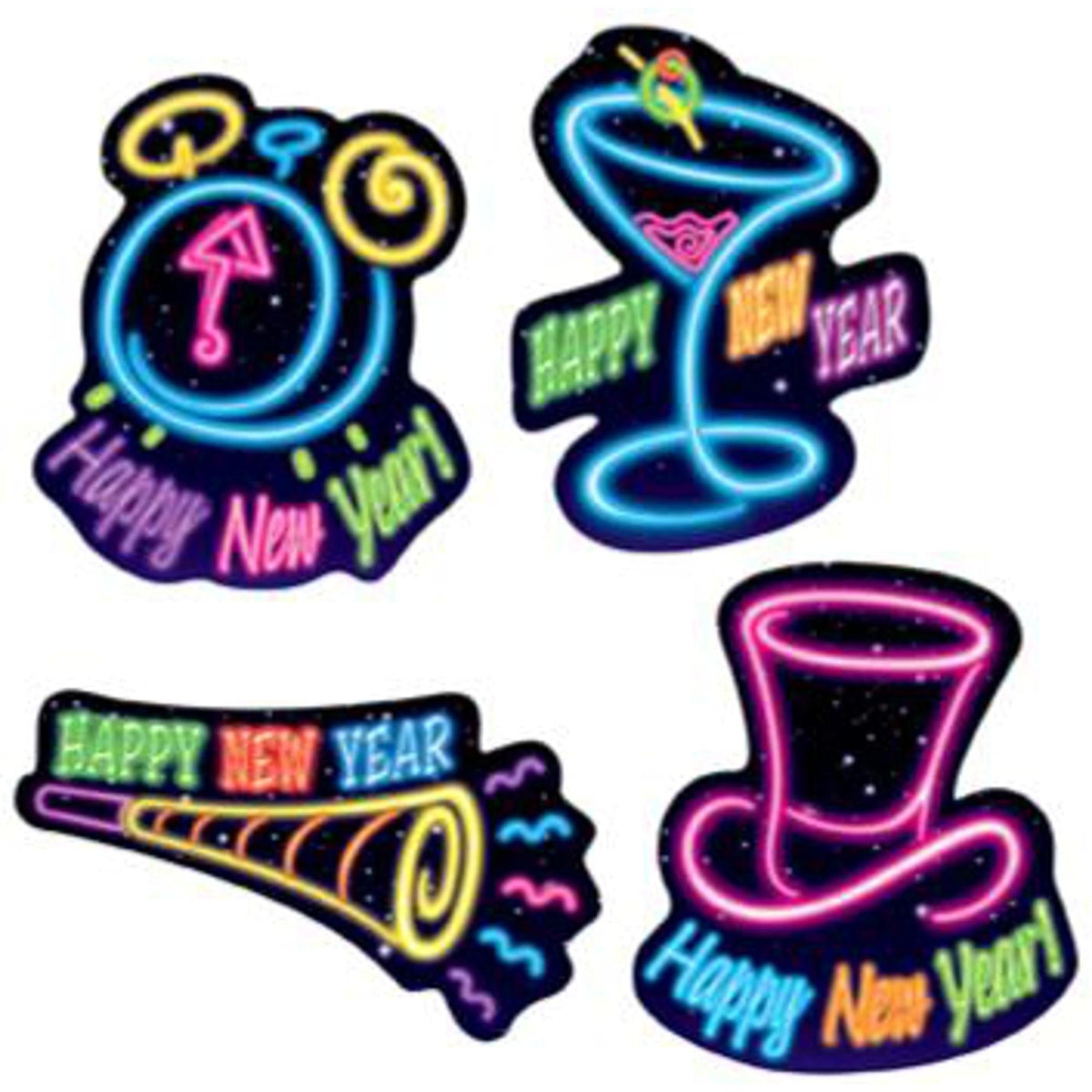 New Year Cutouts Extravaganza