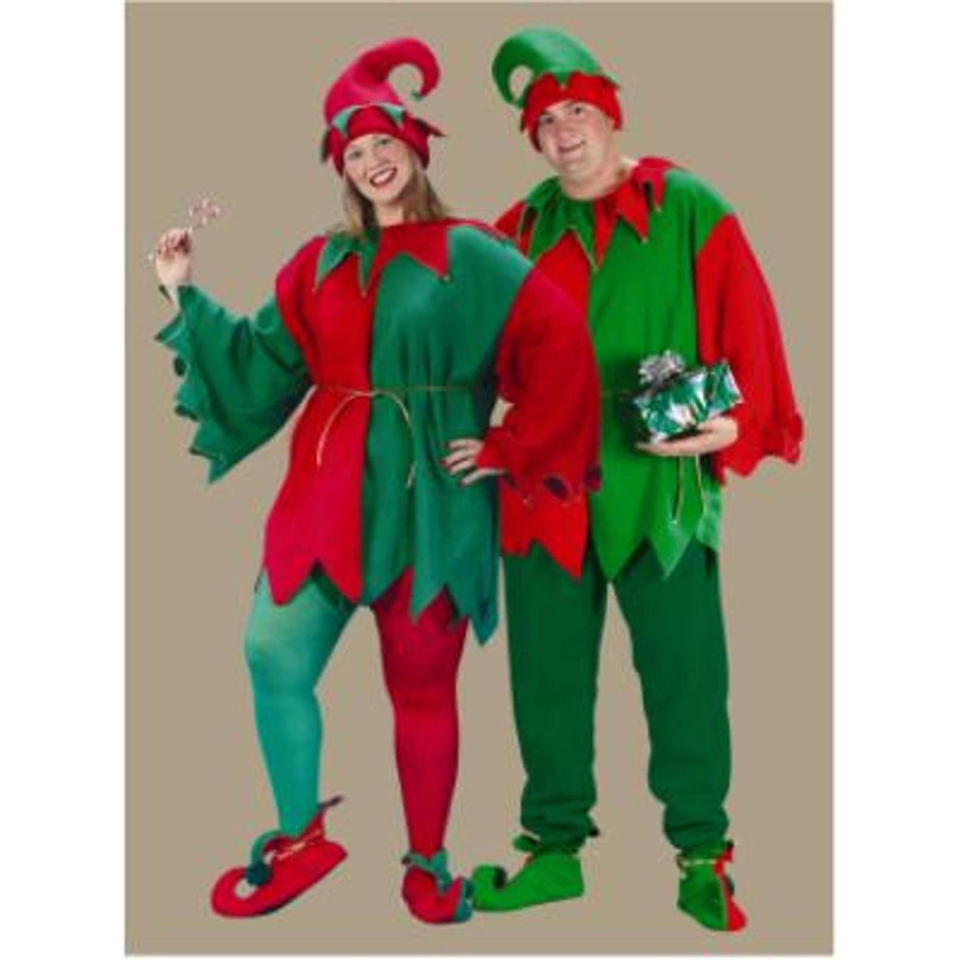 Christmas Costumes in Red and Green