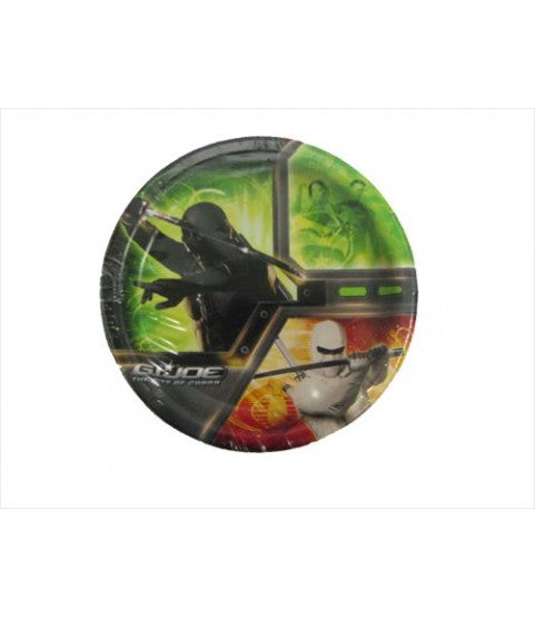 G.I. Joe 'Rise Of Cobra' Small Paper Plates (8ct): Action-Packed Party Essentials (3/Pk)