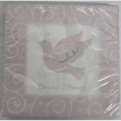 Simply Sparkling Bridal Shower Lunch Napkins, 16 Pack