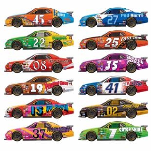 RACE CAR PROPS 32½" INSTA-THEME 12/PKG