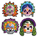 Colorful Day Of The Dead Masks