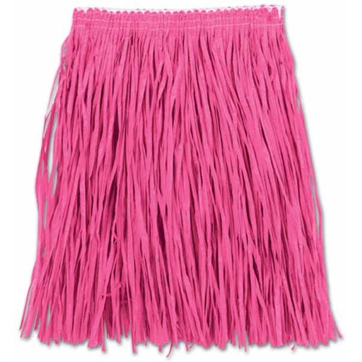 Adult Pink Mini Hula Skirt