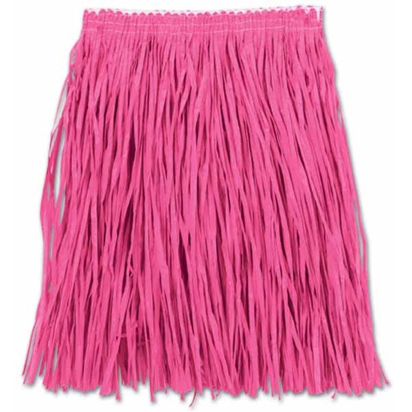 Adult Pink Mini Hula Skirt