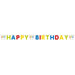Happy Birthday Die-Cut Paper Banner