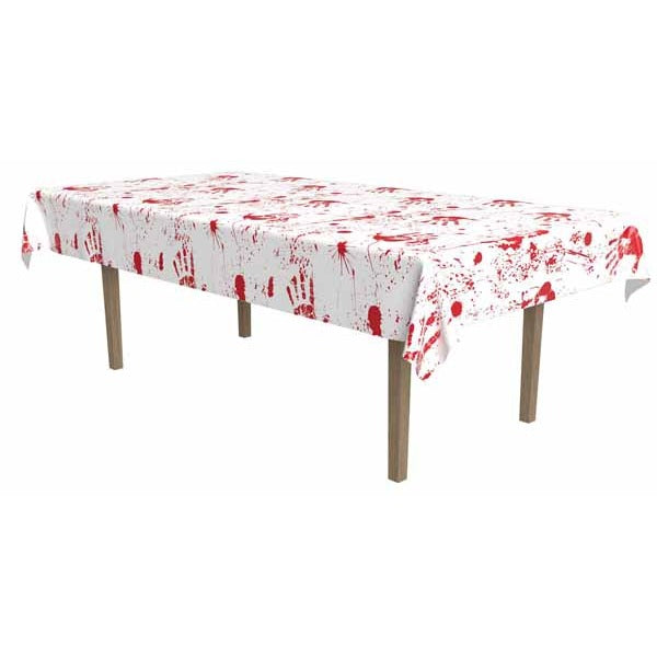 Bloody Handprints Halloween Tablecover