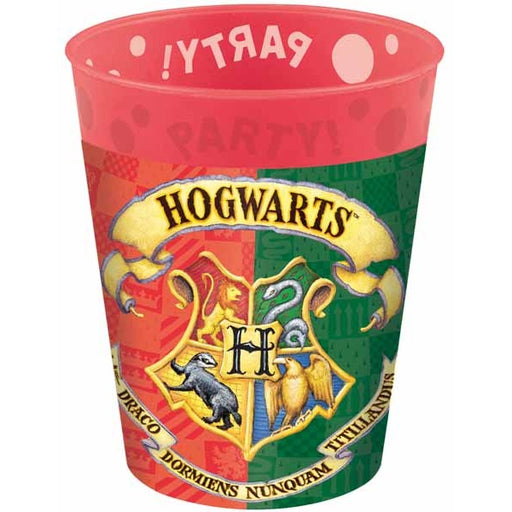 HARRY POTTER HOGWART REUSABLE CUP 9OZ 4P