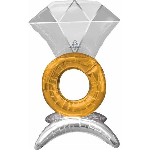 21-Inch Wedding Ring Foil Balloon