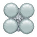 13-Inch Metallic Silver MagicArch Small Foil Balloon Module