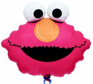 Elmo Head SuperShape Foil Balloon, 20 Inch