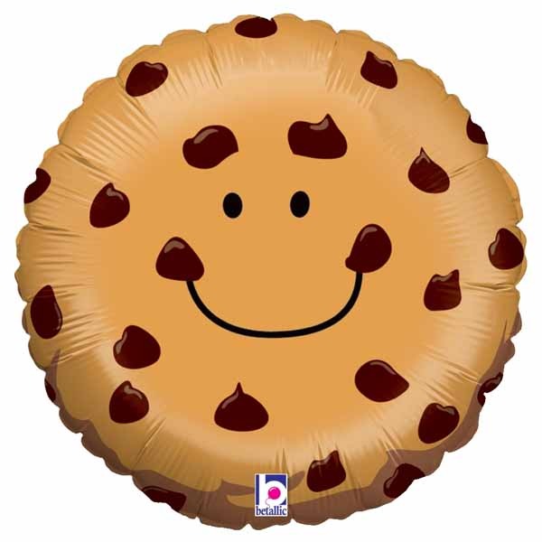Chocolate Chip Cookie 21-Inch Foil Balloon
