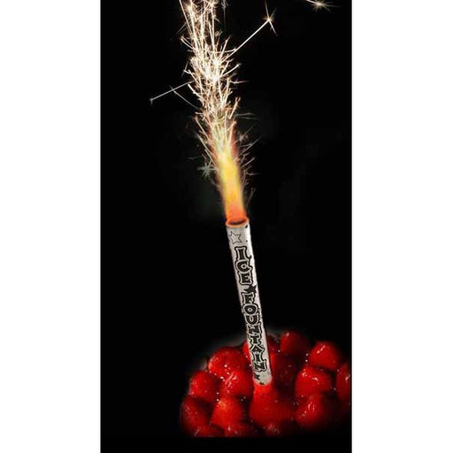 6.5-Inch Ice Fountain Pyro Cake Toppers, Pack of 25