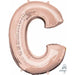 32" Rose Gold Letter C Balloon