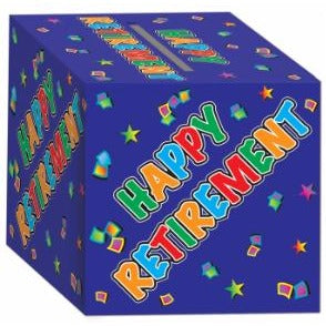 Retirement Party Card Box, 12 x 12 Inches