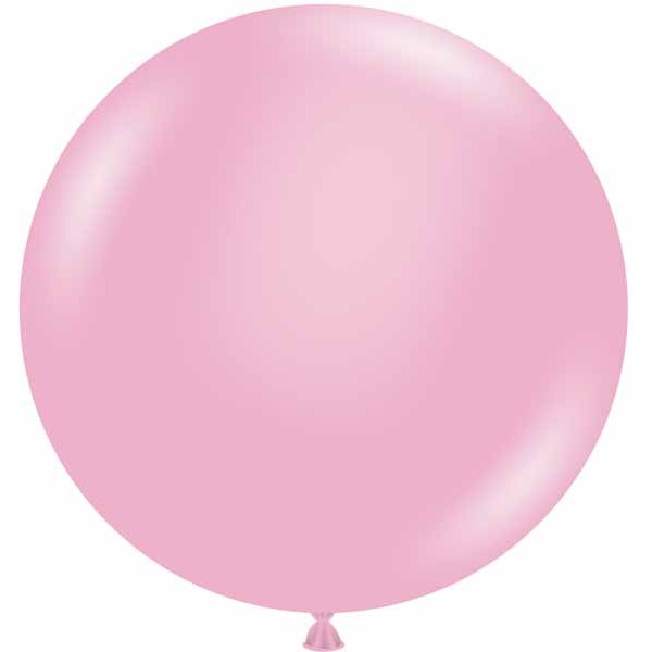 TUFTEX 24-Inch Standard Pink Latex Balloons, 25 Count