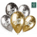 Gemar 13 Inch Shiny Joyeux Anniversaire Balloons, 25 Pack