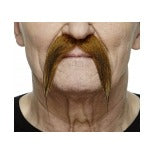 Auburn Brown Costume Moustache, 9.5 x 10 cm
