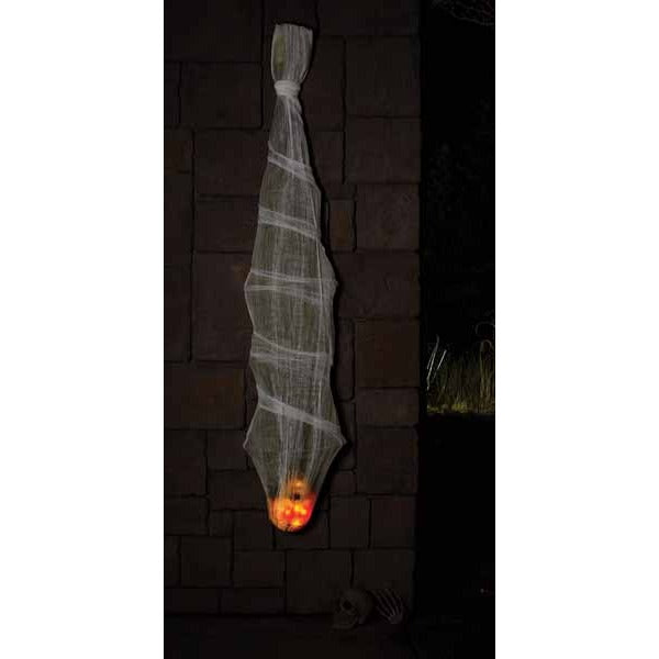 72-Inch Light-Up Cocoon Corpse Halloween Decoration