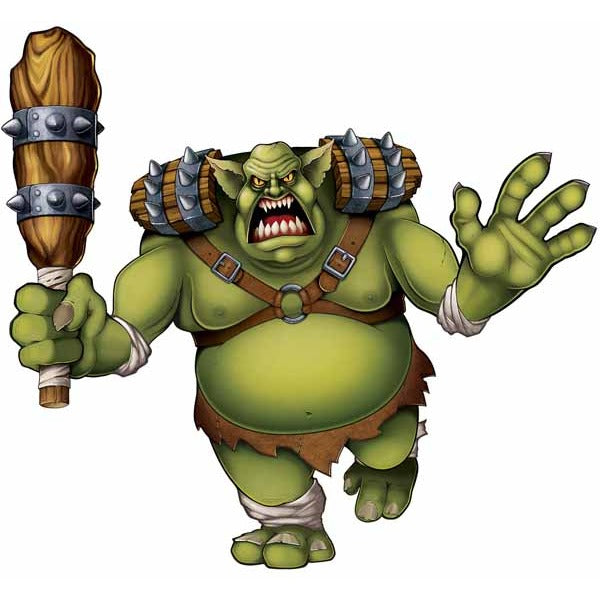 Jointed Troll Decoration, 3 ft x 9 in