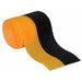 Black & Golden Yellow Crepe Streamer, 2½ Inches Wide