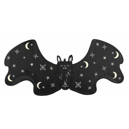 Satin Bat Attack 40-Inch Halloween Foil Balloon