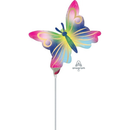 Watercolor Butterfly Mini Shape Foil Balloon