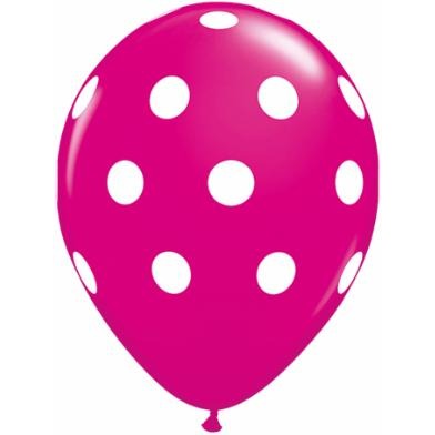 BIG POLKA DOTS 11" WB 50/BG