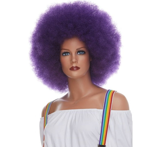 Purple Jumbo Clown Wig