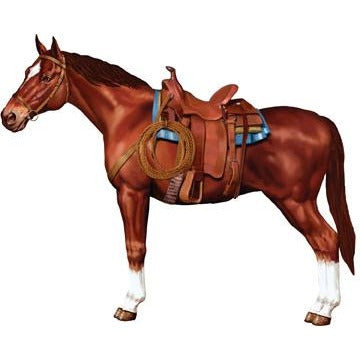 38-Inch Jointed Horse Western Party Decoration