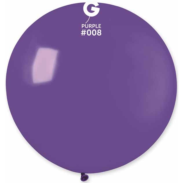Gemar 31-Inch Purple Latex Balloon #008, 1 Count