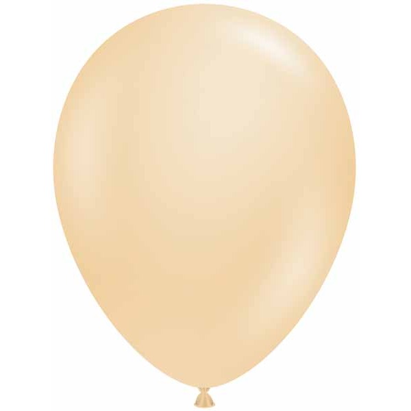 TUFTEX 11 Inch Blush Latex Balloons, 12 Count