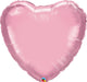 36" Heart Pearl Pink Mylar Balloon