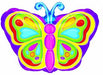 Bright Butterfly 18 Inch Junior Shape Foil Balloon