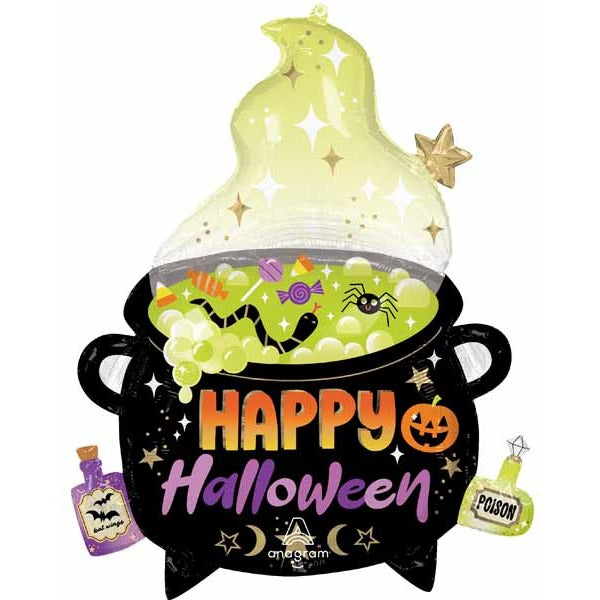 Witch's Brew Cauldron 30-Inch Foil Balloon
