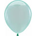 Anagram Crystal Clearz Green 11-Inch Latex Balloons, 100 Count