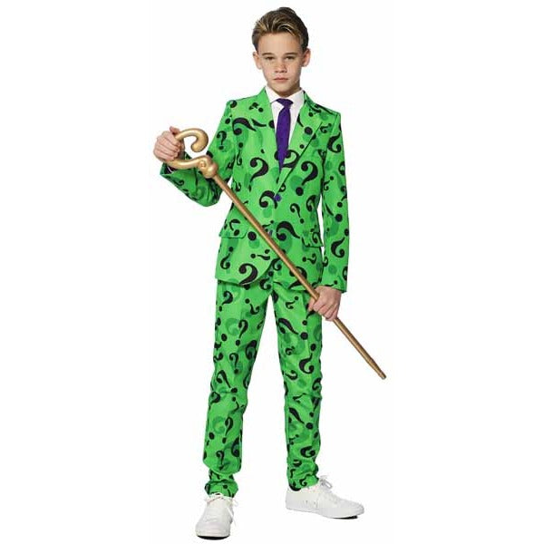 Suitmeister Boys' The Riddler Costume Suit, X-Large