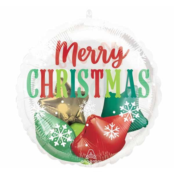North Pole Snowflake Christmas Foil Balloon