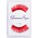 Glamour Eyez Red Tinsel False Eyelashes