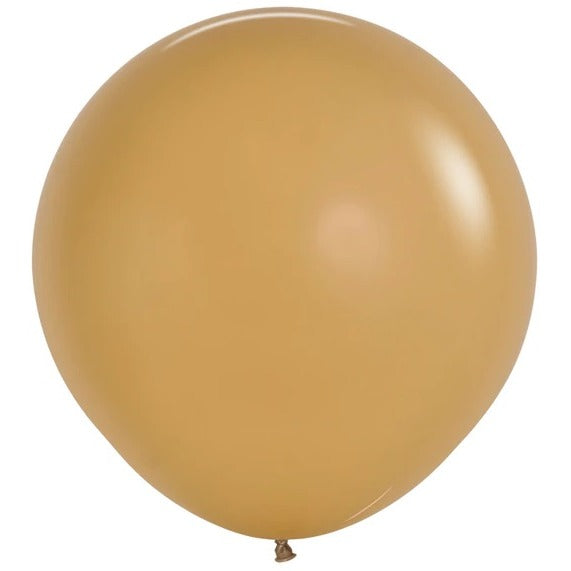 Sempertex Latte 24" Latex Balloons, 10 Pack