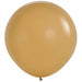 Sempertex Latte 24" Latex Balloons, 10 Pack