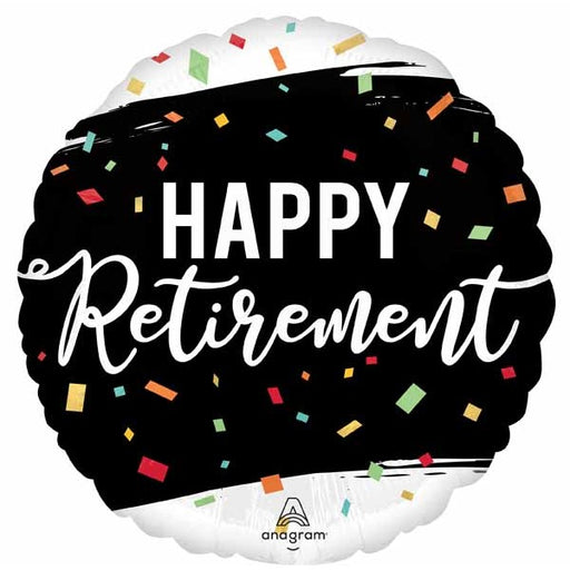 Happy Retirement 18-Inch Round Foil Balloon