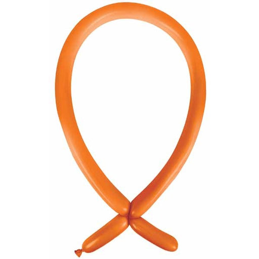 Anagram Orange Peel 160 Latex Modelling Balloons, 100 Count