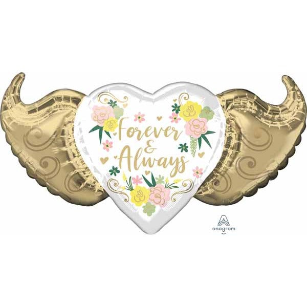 Forever & Always 39" Jumbo Foil Balloon