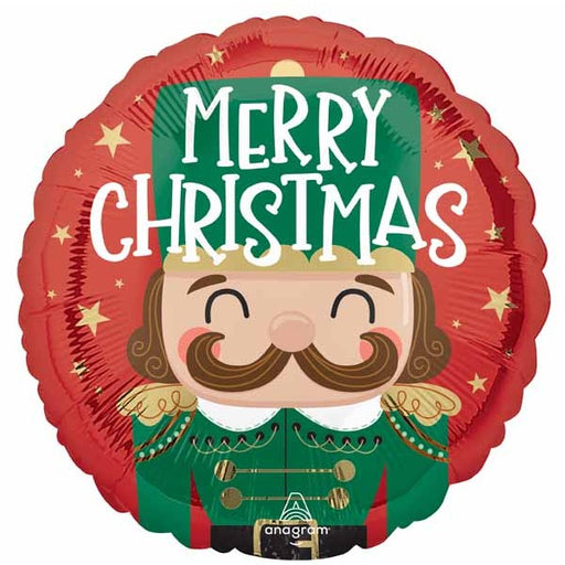 Nutcracker Christmas 18" Round Foil Balloon