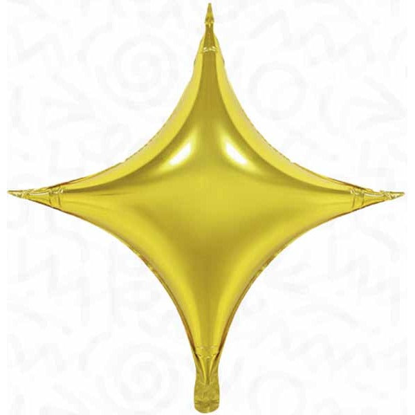 Decochamp Starpoint Gold Foil Balloon, 30 Inch