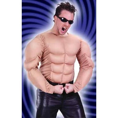 Adult Padded Muscle Costume Shirt